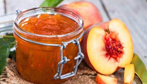 recipe for cooking peach and nectarine jam with Iranian saffron, Peach and nectarine jam with Iranian saffron, Peach and nectarine jam, Peach and nectarine jam with saffron, Local food, How to prepare peach and nectarine jam with Iranian saffron, Tips for cooking peach and nectarine jam with Iranian saffron, How to prepare different types of jam, Cooking lessons with saffron